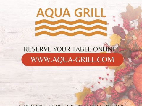 Special Thanksgiving Buffet Dinner at Aqua Grill - Aqua Grill