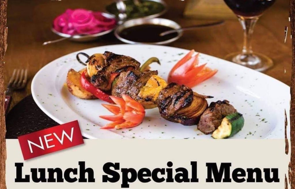 El Gaucho's Special Lunch Menu -