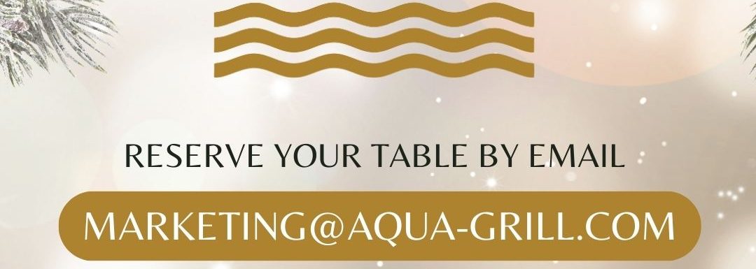 Aqua Grill's Christmas Group Menu Special - Aqua Grill