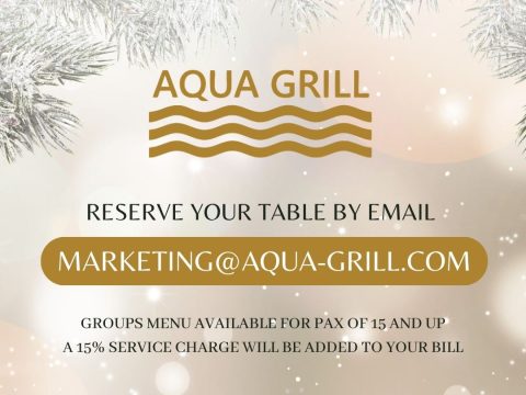 Aqua Grill's Christmas Group Menu Special - Aqua Grill