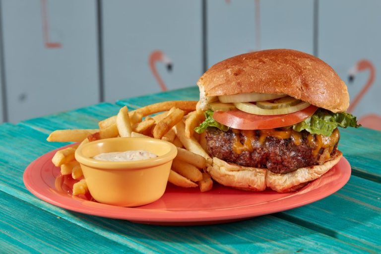 Featured dish at Lucy’s Retired Surfer’s Bar & Restaurant