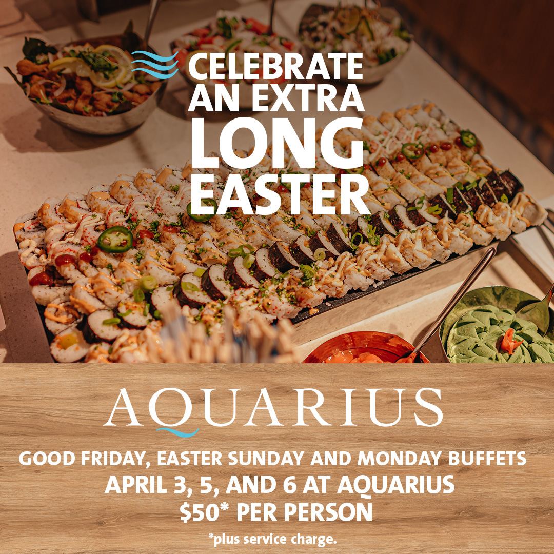 Easter Brunch Buffets at Aquarius at Renaissance Wind Creek Aruba Resort – Aquarius