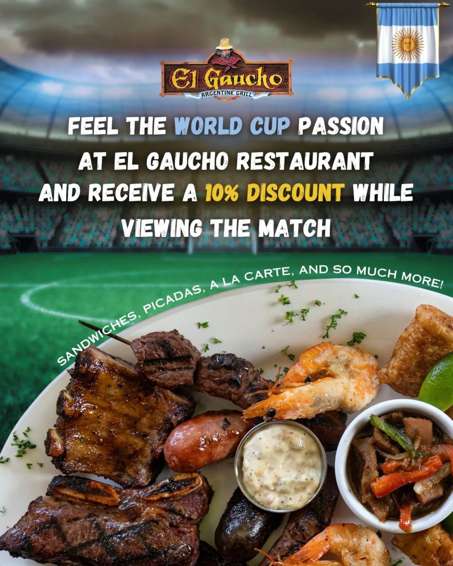 El Gaucho’s World Cup Special – El Gaucho Restaurant